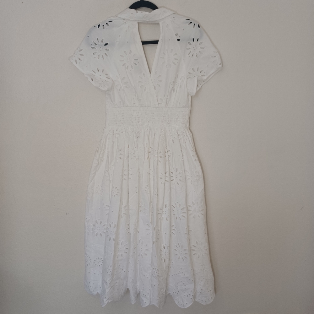 NWT Anthropologie Maeve Eyelet Dress - Picture 10 of 14
